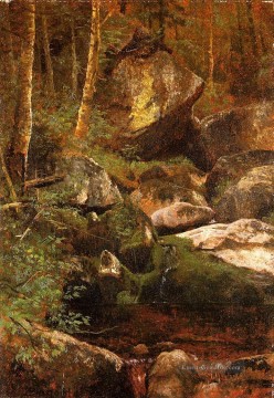  Bierstadt Malerei - Wald Strom Albert Bierstadt